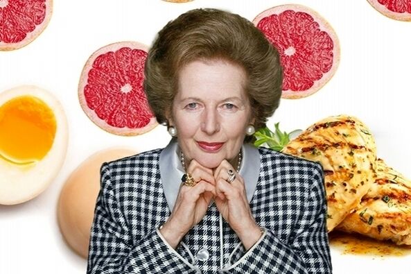 Margaret Thatcher และอาหารลดน้ำหนักของเธอ