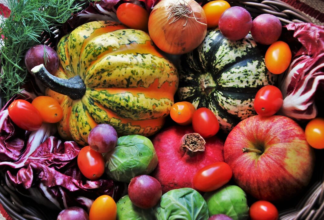 อาหารของคนกรุ๊ปเลือด 2 ควรประกอบด้วยผักและผลไม้